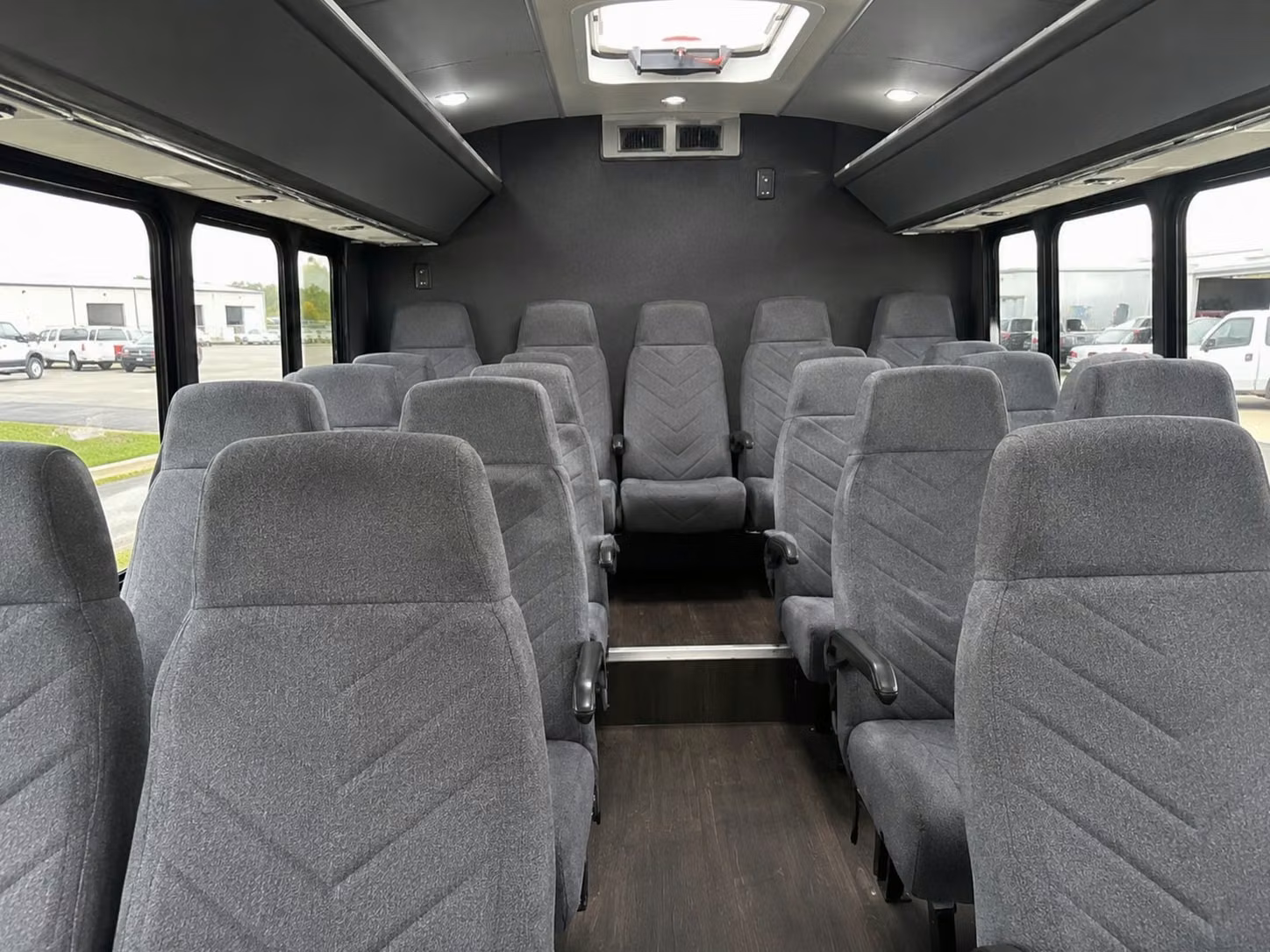 15 passenger minibus inside