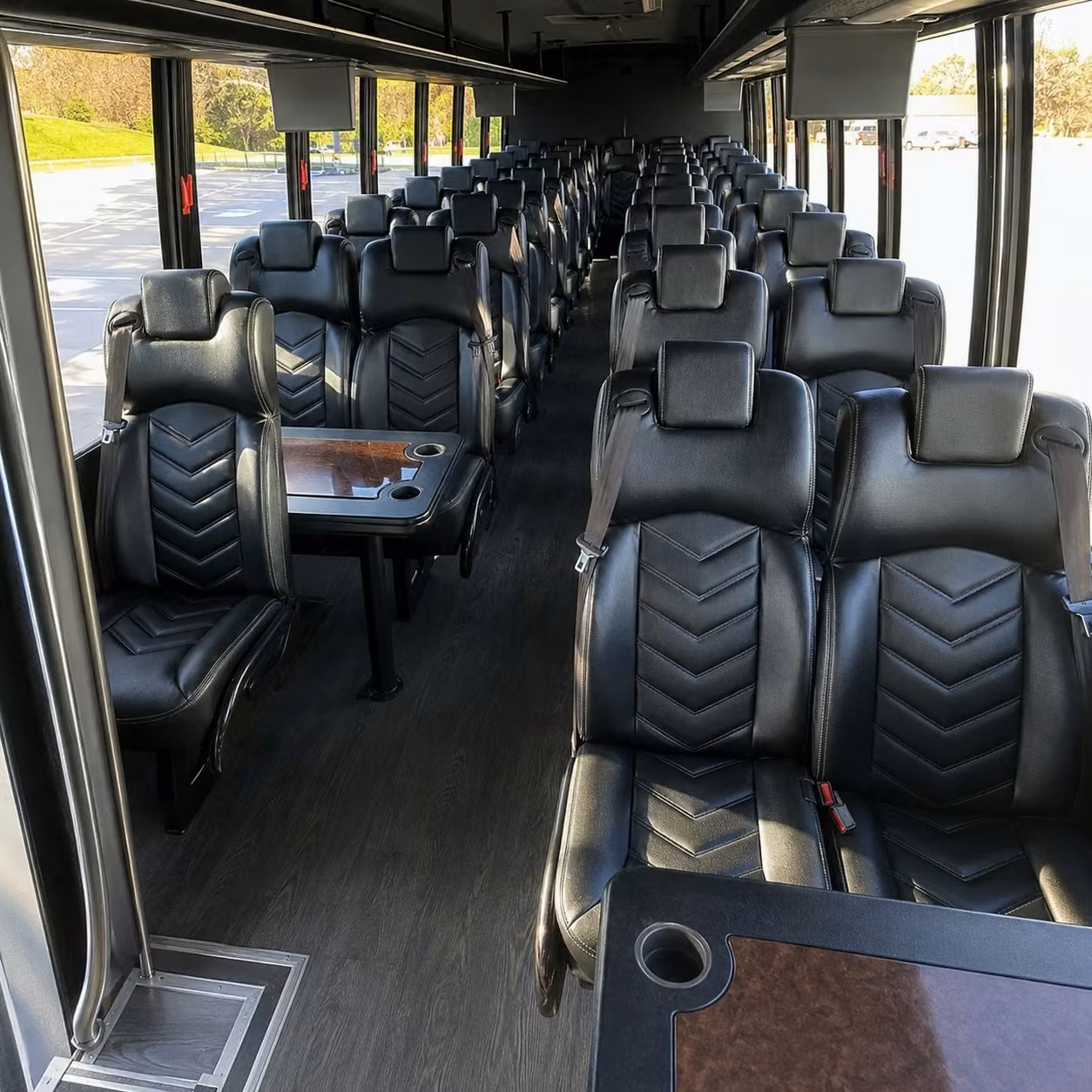 25 passenger minibus inside