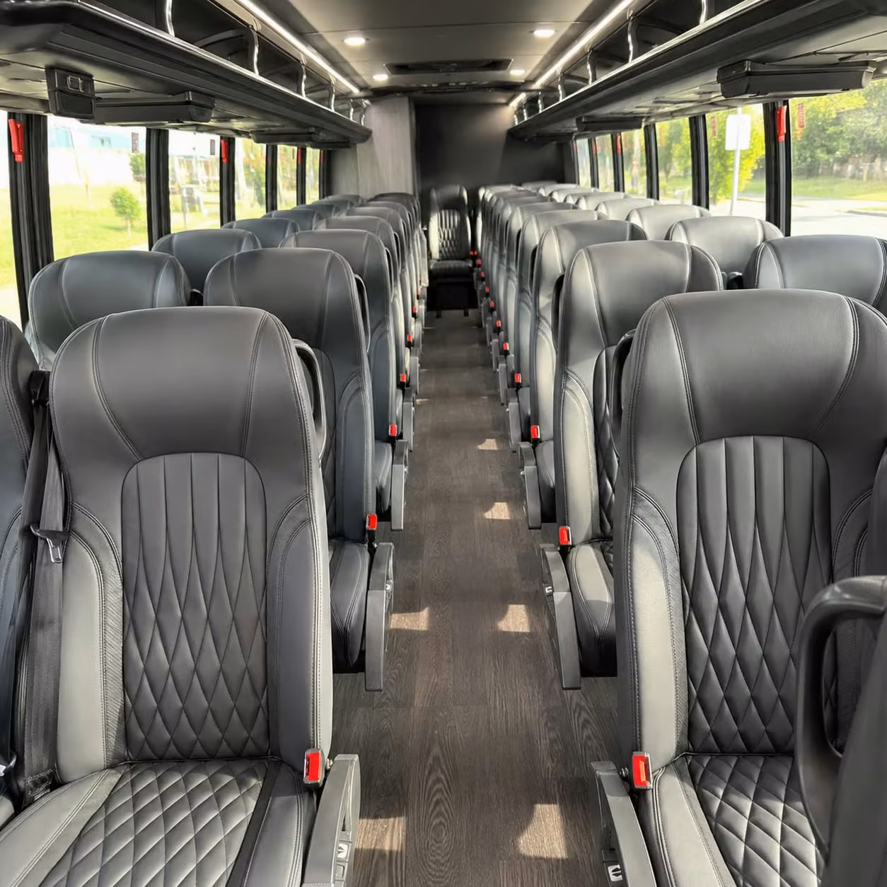 28 passenger minibus inside