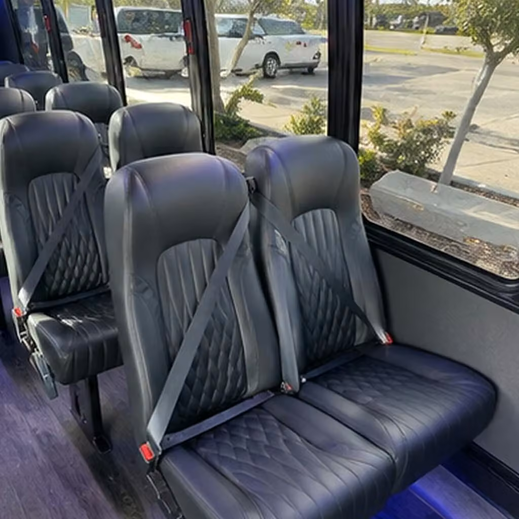 35 passenger minibus inside