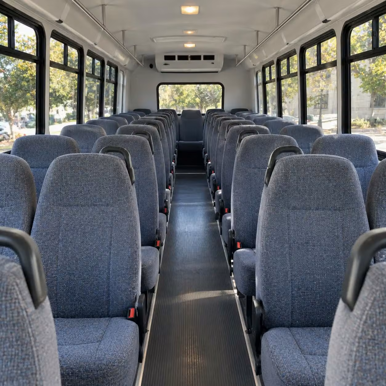 35 passenger minibus interior